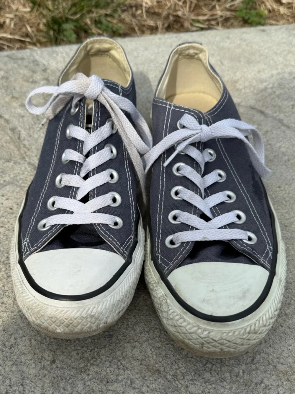 Converse All Star Low Top Sneakers Dark Gray Men's 5 Women’s 7 Unisex - Picture 2 of 9
